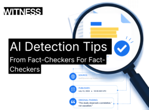 AI Detection Tips For Fact-Checkers
